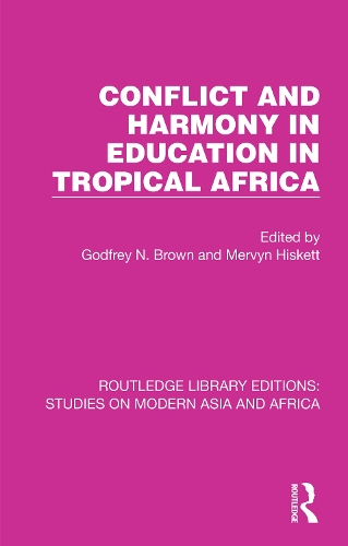 Паперова книга «Conflict and Harmony in Education in Tropical Africa» - фото №1