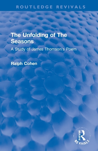 Бумажная книга «The Unfolding of The Seasons: A Study of James Thomson's Poem», автор Ральф Коэн - фото №1