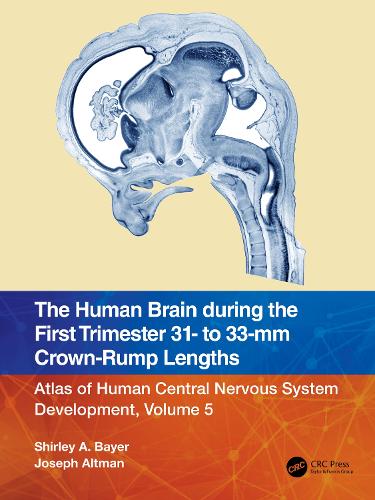 Бумажная книга «The Human Brain during the First Trimester 31- to 33-mm Crown-Rump Lengths: Atlas of Human Central Nervous System Development, Volume 5», авторов Джозеф Альтман, Ширли А. Байер - фото №1