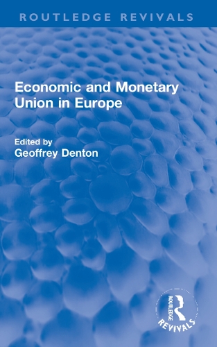 Бумажная книга «Economic and Monetary Union in Europe» - фото №1