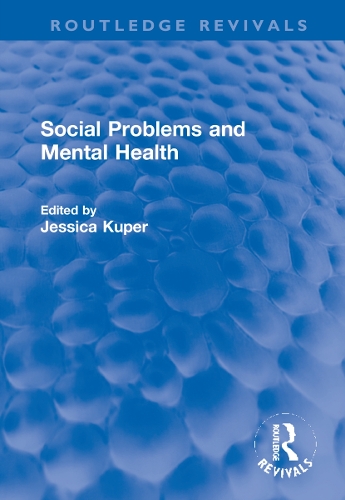 Бумажная книга «Social Problems and Mental Health» - фото №1