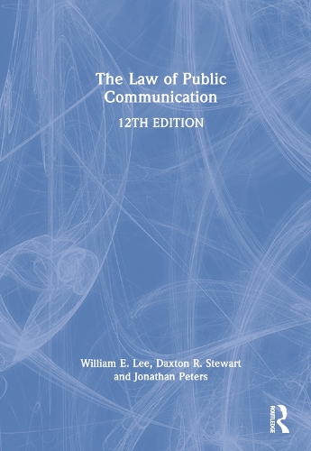 Бумажная книга «The Law of Public Communication», авторов Дакстон Р. Стюарт, Джонатан Питерс, Уильям Э. Ли - фото №1