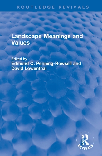 Бумажная книга «Landscape Meanings and Values» - фото №1