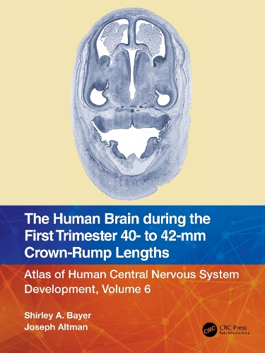 Бумажная книга «The Human Brain during the First Trimester 40- to 42-mm Crown-Rump Lengths: Atlas of Human Central Nervous System Development, Volume 6», авторов Джозеф Альтман, Ширли А. Байер - фото №1