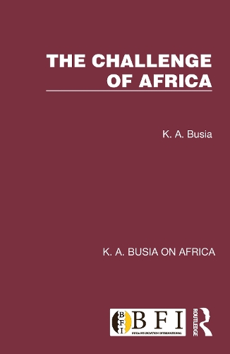 Бумажная книга «The Challenge of Africa», автор К. А. Буся - фото №1