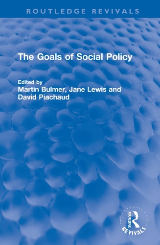 Бумажная книга «The Goals of Social Policy» - фото №1