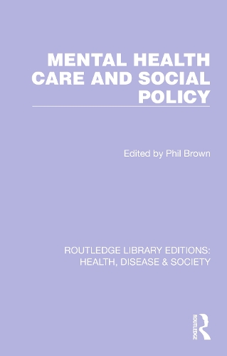 Бумажная книга «Mental Health Care and Social Policy» - фото №1