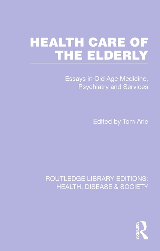 Бумажная книга «Health Care of the Elderly: Essays in Old Age Medicine, Psychiatry and Services» - фото №1