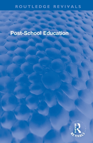 Паперова книга «Post-School Education», авторів Гордон В. Родерік, Майкл Д. Стівенс - фото №1