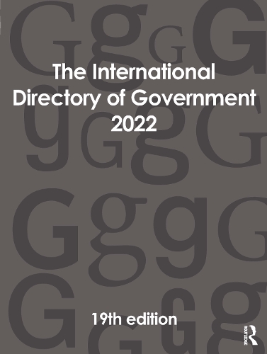 Бумажная книга «The International Directory of Government 2022» - фото №1