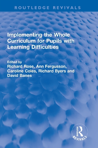 Паперова книга «Implementing the Whole Curriculum for Pupils with Learning Difficulties» - фото №1