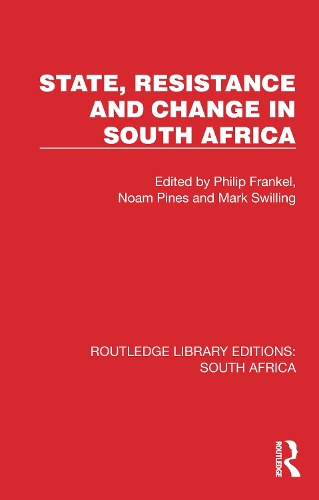 Бумажная книга «State, Resistance and Change in South Africa» - фото №1