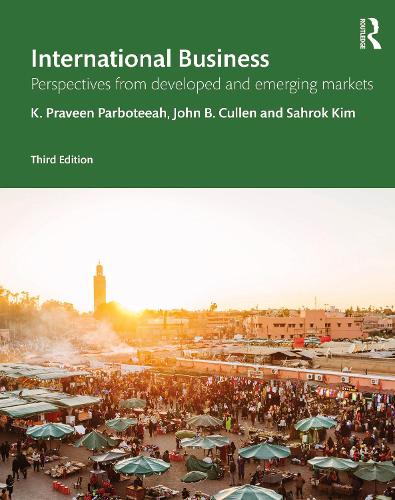 Бумажная книга «International Business: Perspectives from Developed and Emerging Markets», авторов Джон Б. Каллен, К. Правин Парботиа, Сахрок Ким - фото №1