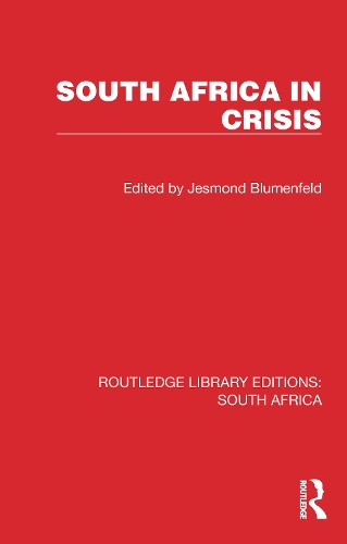 Бумажная книга «South Africa in Crisis» - фото №1