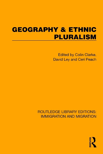 Бумажная книга «Geography & Ethnic Pluralism» - фото №1
