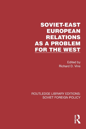 Паперова книга «Soviet-East European Relations as a Problem for the West» - фото №1