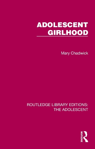 Бумажная книга «Adolescent Girlhood», автор Мэри Чедвик - фото №1