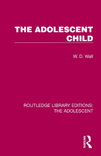 Паперова книга «The Adolescent Child», автор В. Д. Волл - фото №1