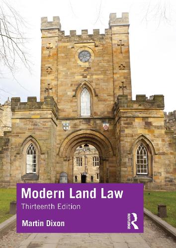 Бумажная книга «Modern Land Law», автор Мартин Диксон - фото №1