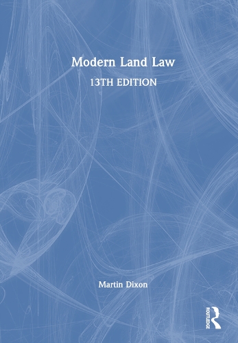 Паперова книга «Modern Land Law», автор Мартін Діксон - фото №1