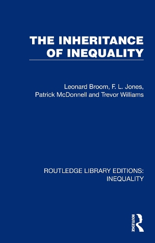 Паперова книга «The Inheritance of Inequality», авторів Ф. Л. Джонс, Леонард Брум, Патрік Макдоннелл, Тревор Вільямс - фото №1