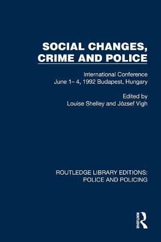 Паперова книга «Social Changes, Crime and Police: International Conference June 1– 4, 1992 Budapest, Hungary» - фото №1