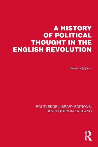 Бумажная книга «A History of Political Thought in the English Revolution» - фото №1