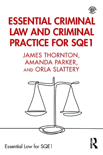 Бумажная книга «Essential Criminal Law and Criminal Practice for SQE1», авторов Аманда Паркер, Орла Слэттери - фото №1