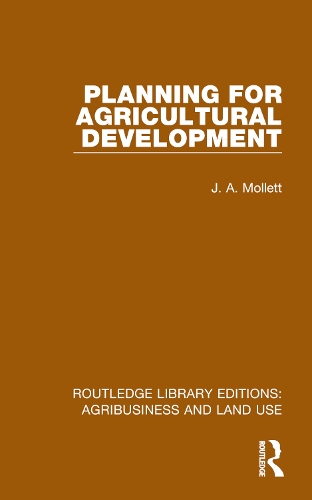 Бумажная книга «Planning for Agricultural Development» - фото №1