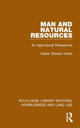 Паперова книга «Man and Natural Resources: An Agricultural Perspective» - фото №1