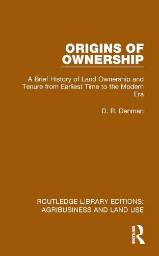 Paper book «Origins of Ownership: A Brief History of Land Ownership and Tenure from Earliest Time to the Modern Era» - фото №1