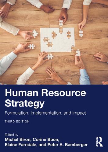 Паперова книга «Human Resource Strategy: Formulation, Implementation, and Impact», авторів Коріна Бун, Елейн Фарндейл, Міхал Бірон, Пітер А. Бамбергер - фото №1