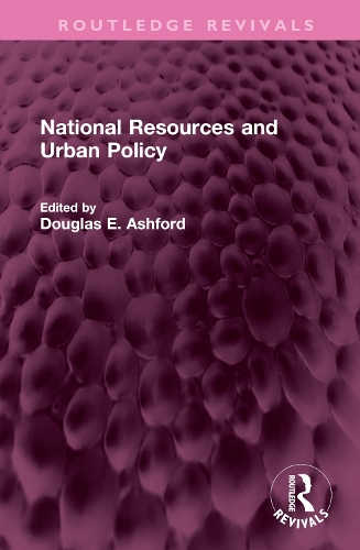 Бумажная книга «National Resources and Urban Policy» - фото №1