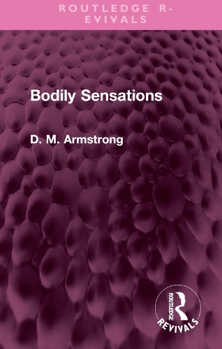 Бумажная книга «Bodily Sensations», автор Д М Армстронг - фото №1