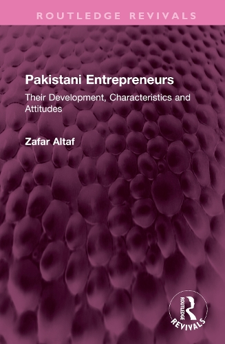 Паперова книга «Pakistani Entrepreneurs: Their Development, Characteristics and Attitudes» - фото №1