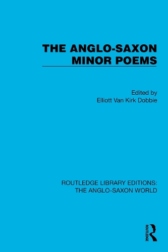 Паперова книга «The Anglo-Saxon Minor Poems» - фото №1