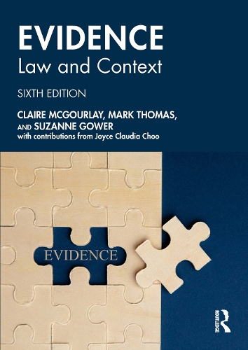 Бумажная книга «Evidence: Law and Context», автор Клэр МакГурли - фото №1