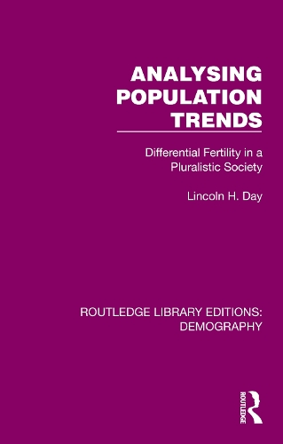 Паперова книга «Analysing Population Trends: Differential Fertility in a Pluralistic Society», автор Лінкольн Х. Дей - фото №1