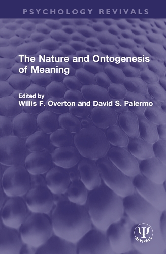 Паперова книга «The Nature and Ontogenesis of Meaning» - фото №1