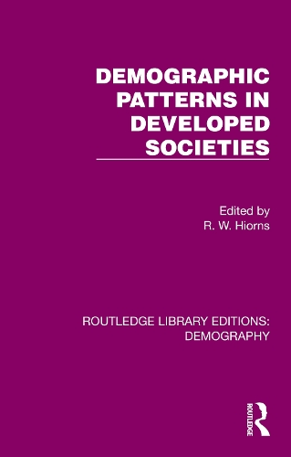 Бумажная книга «Demographic Patterns in Developed Societies» - фото №1