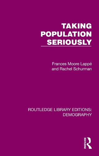 Бумажная книга «Taking Population Seriously», авторов Фрэнсис Мур-Лаппе, Рэйчел Шурман - фото №1