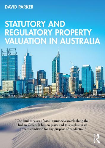 Бумажная книга «Statutory and Regulatory Property Valuation in Australia», автор Дэвид Паркер - фото №1