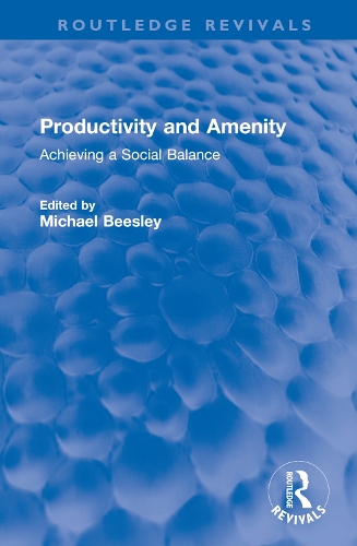 Паперова книга «Productivity and Amenity: Achieving a Social Balance» - фото №1