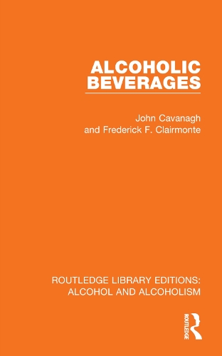 Паперова книга «Alcoholic Beverages», авторів Фредерік Ф. Клермонте, Джон Кавана - фото №1