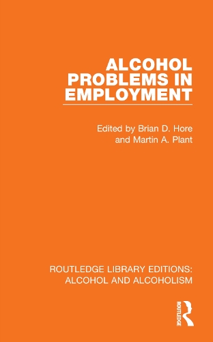 Бумажная книга «Alcohol Problems in Employment» - фото №1