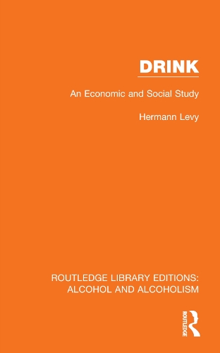 Бумажная книга «Drink: An Economic and Social Study», автор Герман Леви - фото №1