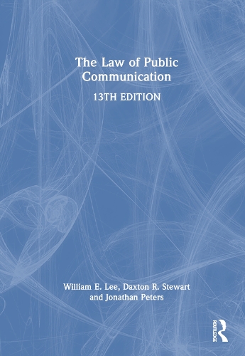 Бумажная книга «The Law of Public Communication», авторов Дакстон Р. Стюарт, Джонатан Питерс, Уильям Э. Ли - фото №1