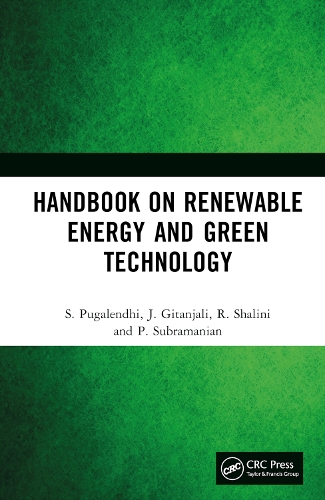 Паперова книга «Handbook on Renewable Energy and Green Technology», авторів Дж. Гітанджалі, П. Субраманіан, Р. Шаліні, С. Пугаланді - фото №1