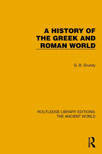 Бумажная книга «A History of the Greek and Roman World», автор Г.Б. Гранди - фото №1