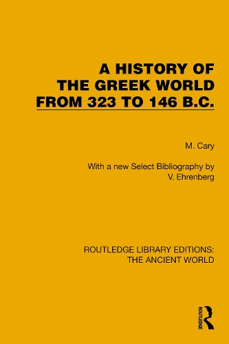Бумажная книга «A History of the Greek World from 323 to 146 B.C.», автор М. Кэри - фото №1
